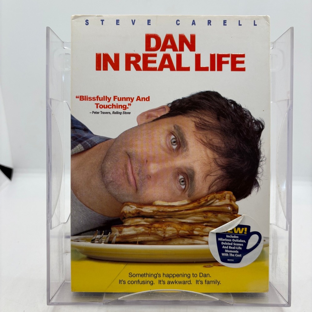 Dan in Real Life DVD Steve Carell Juliette Binoche Widescreen 2008 Comedy Movie